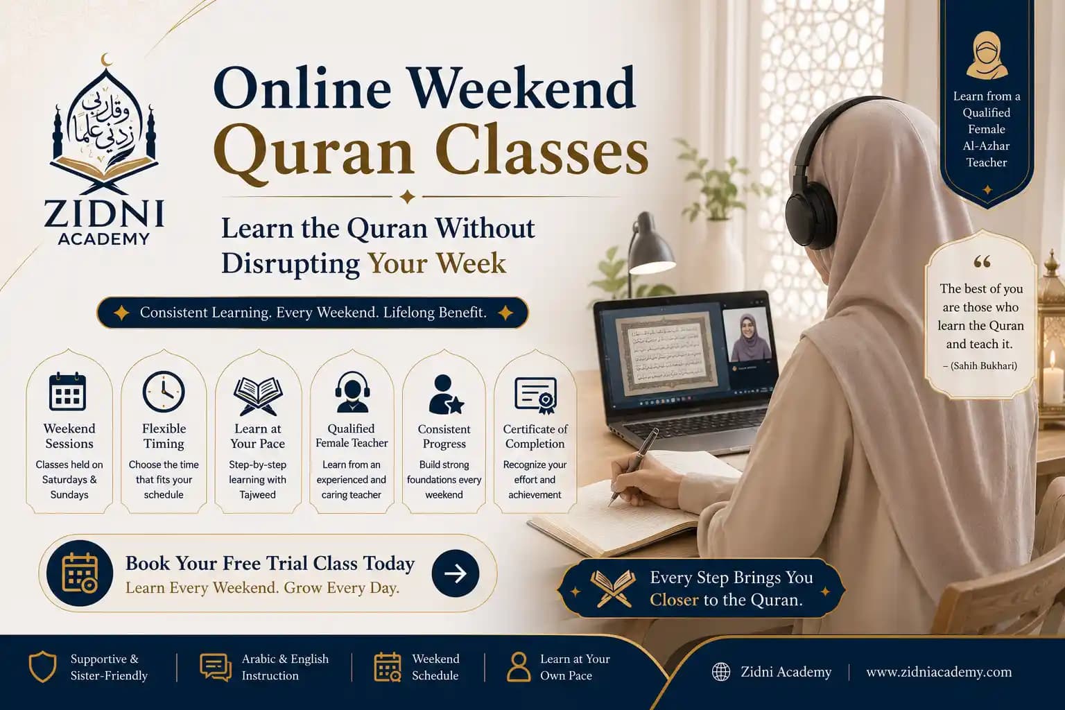 Online Weekend Quran Classes | Zidni Academy