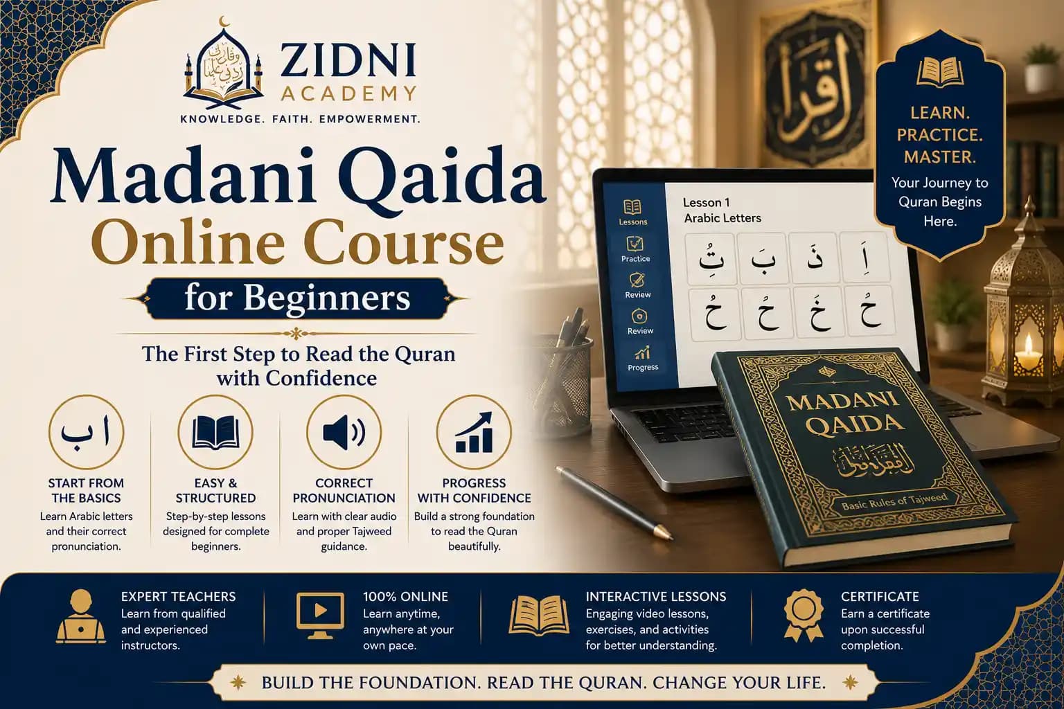 Madani Qaida Online Course for Beginners