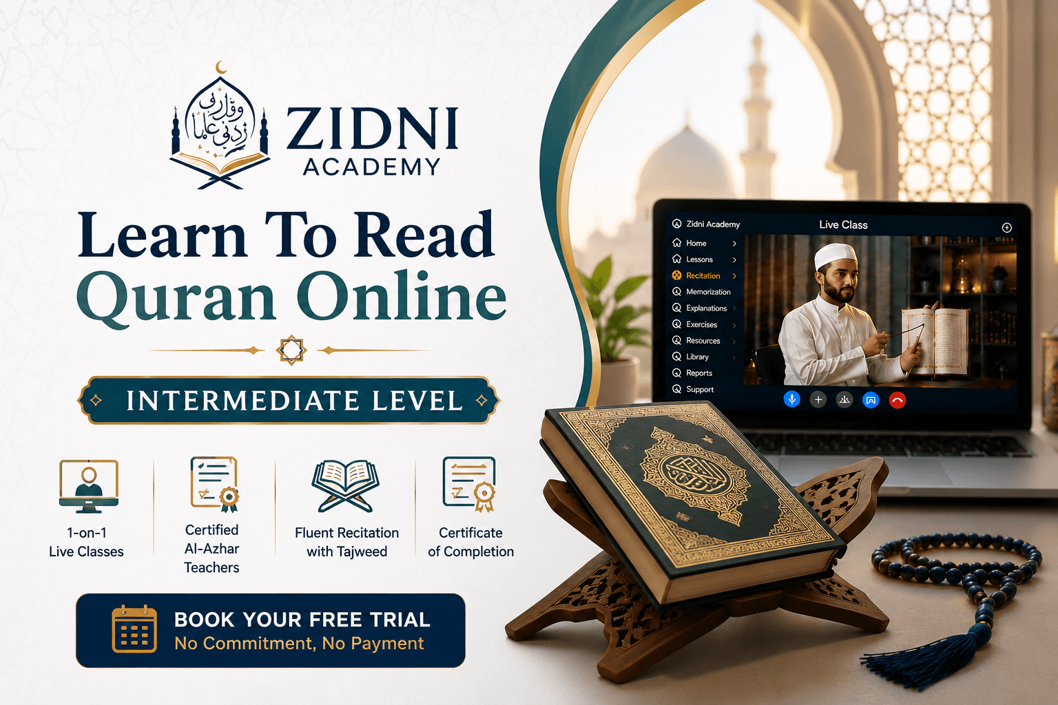 Online Quran Recitation Course | Intermediate Level