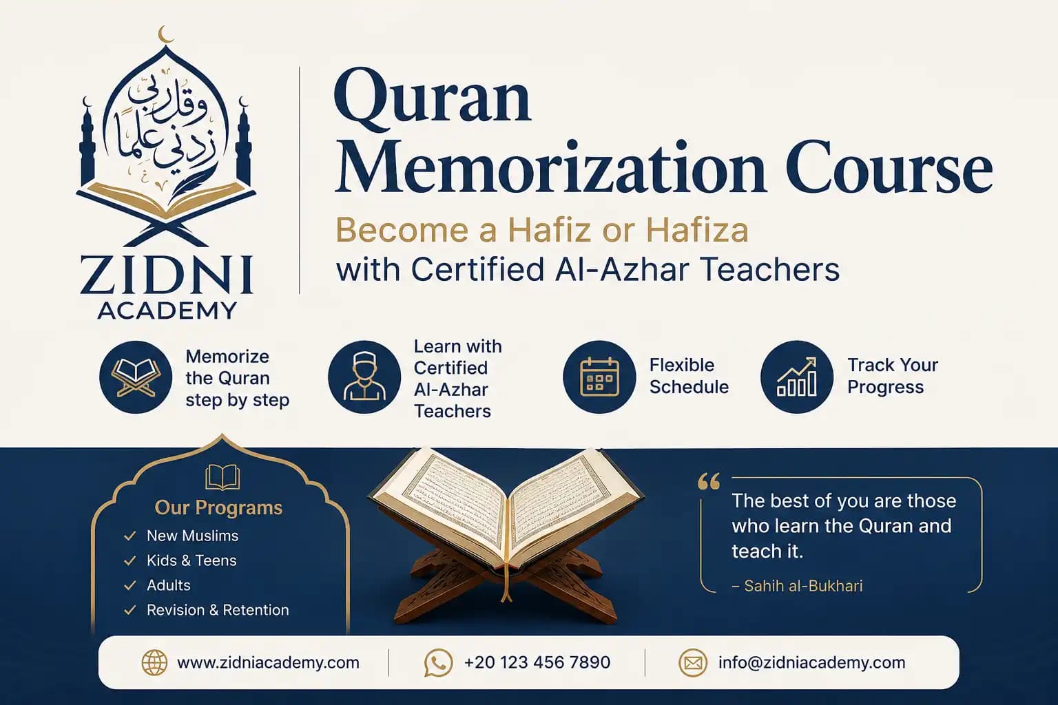 Quran Memorization Course — Become a Hafiz or Hafiza with Certified Al-Azhar Teachers