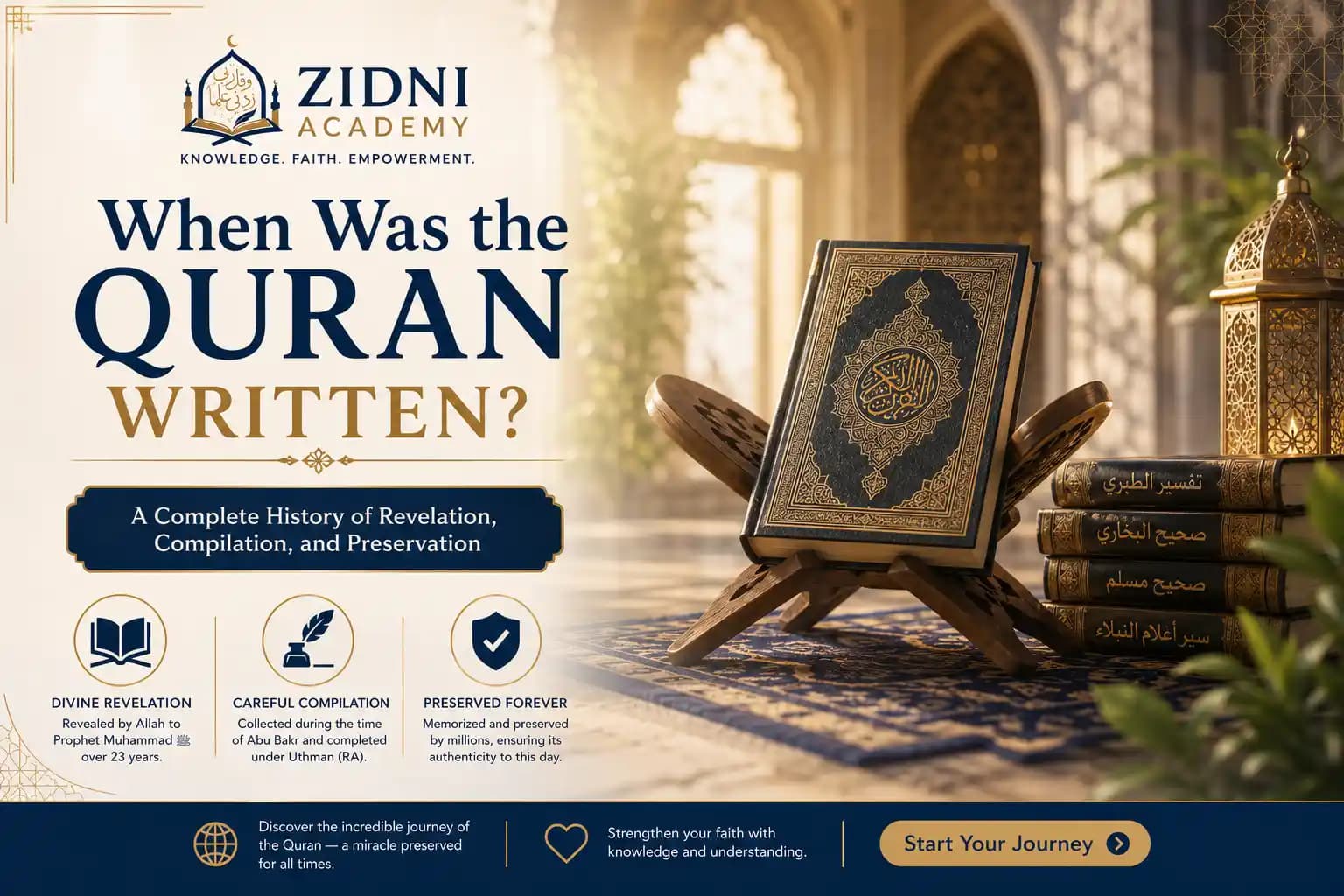 When Was the Quran Written? A Complete History of Revelation, Compilation, and Preservation
