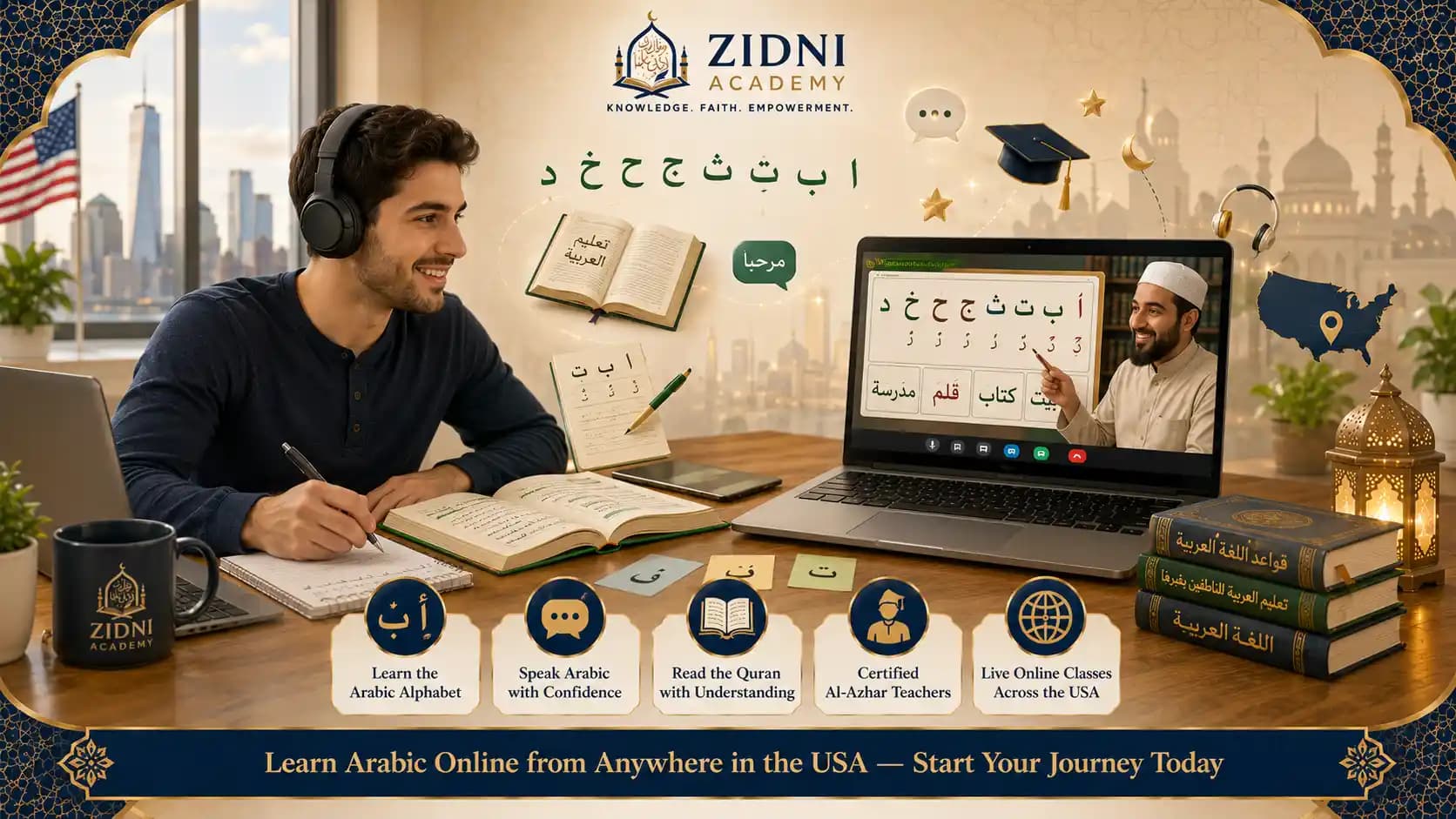 How to Learn Arabic USA — A Simple, Complete Guide for Beginners