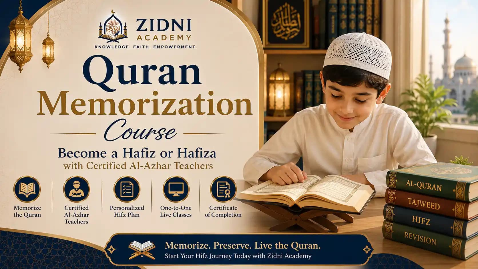 Quran Memorization Course — Become a Hafiz or Hafiza with Certified Al-Azhar Teachers