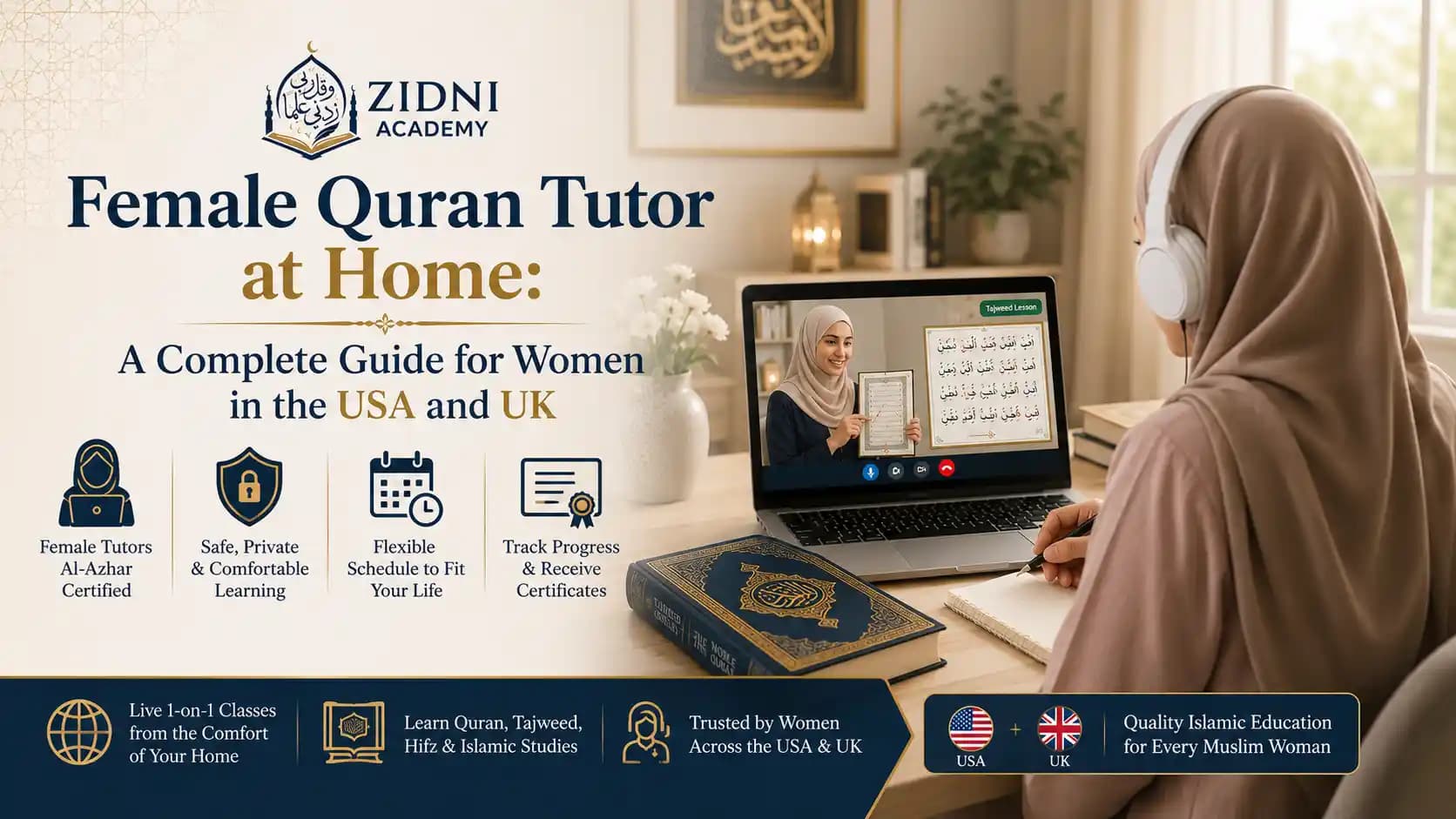 Female Quran Tutor at Home