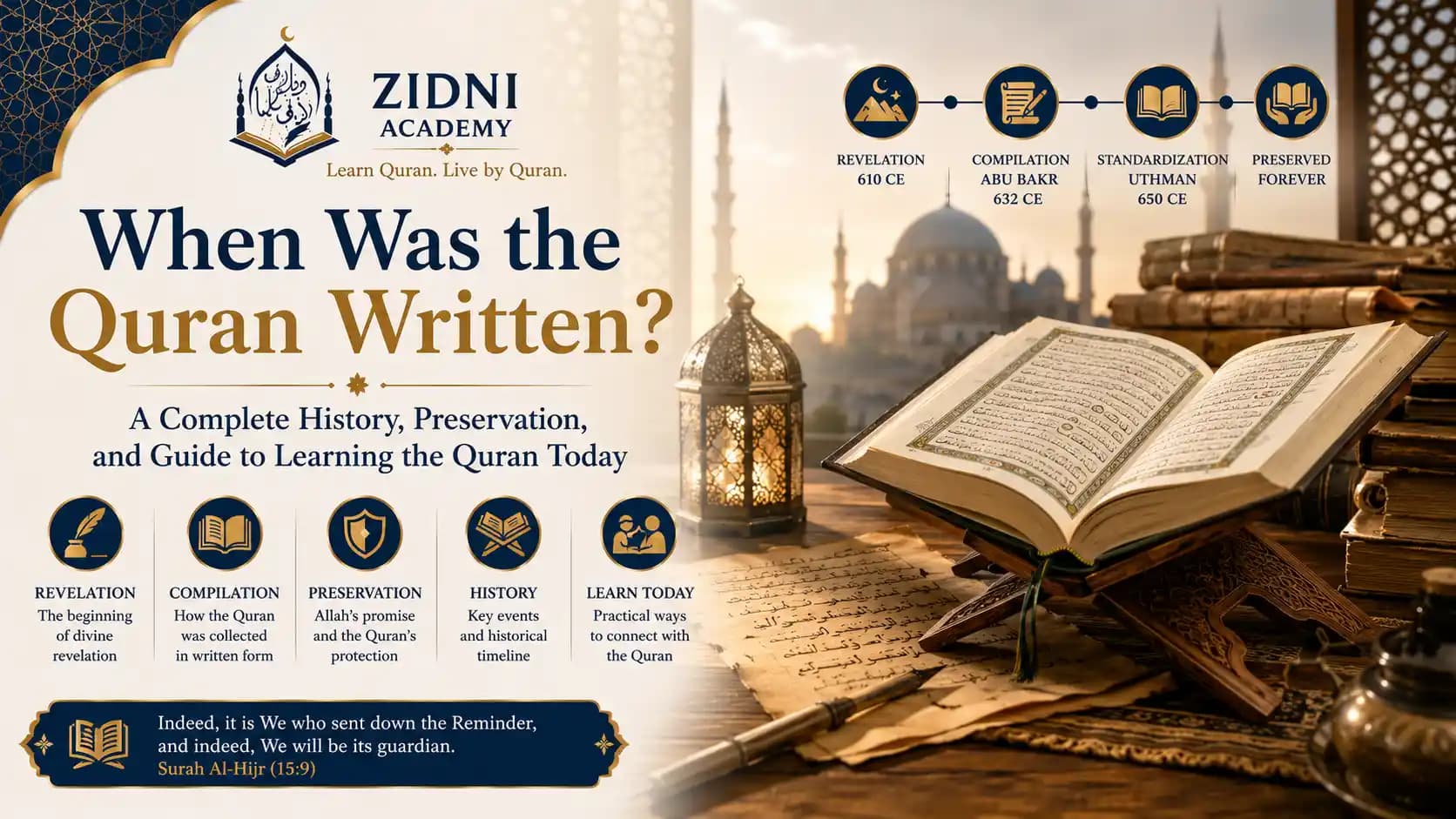 When Was the Quran Written? A Complete History, Preservation, and Guide to Learning the Quran Today