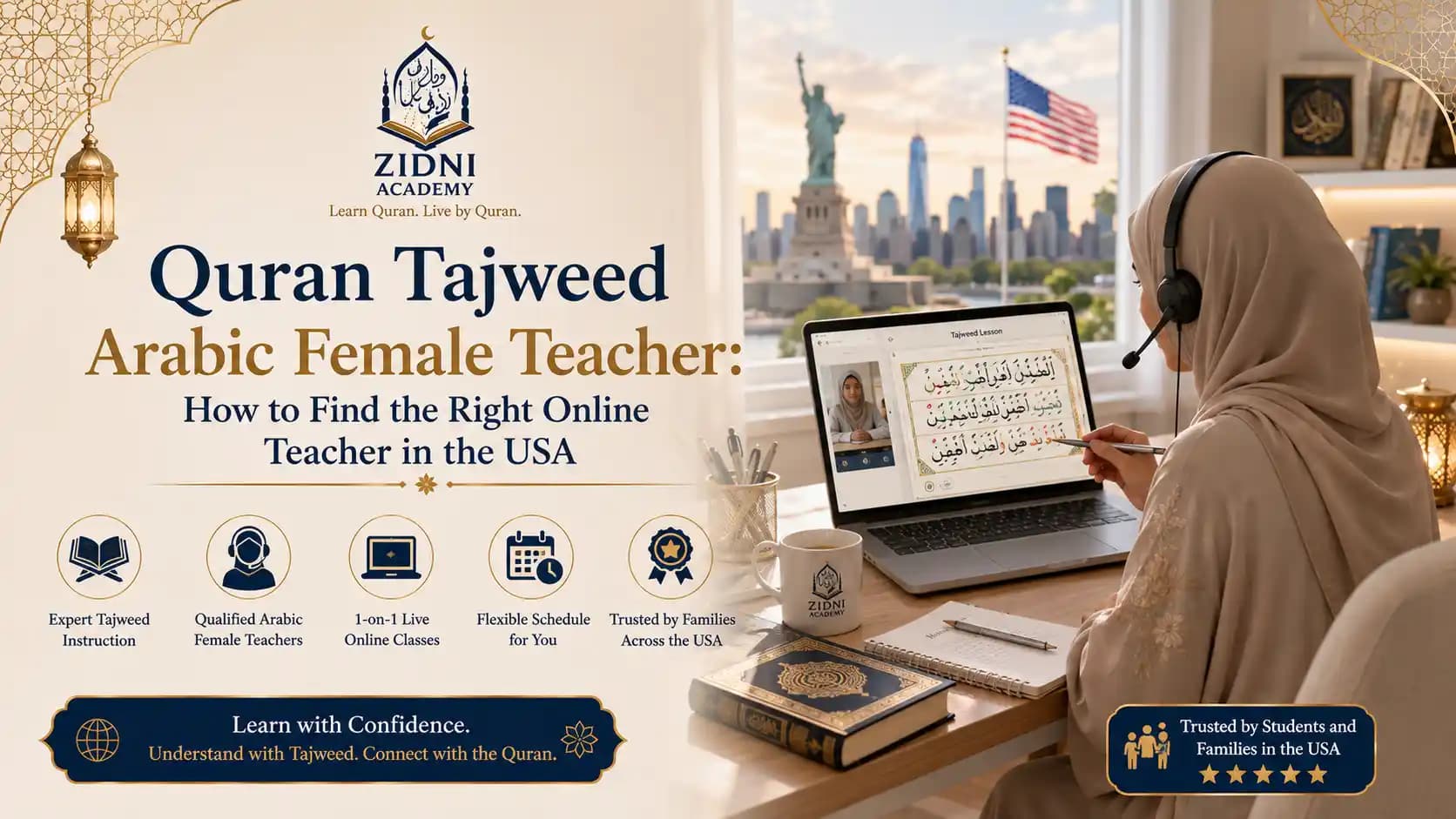 Quran Tajweed Arabic Female Teacher