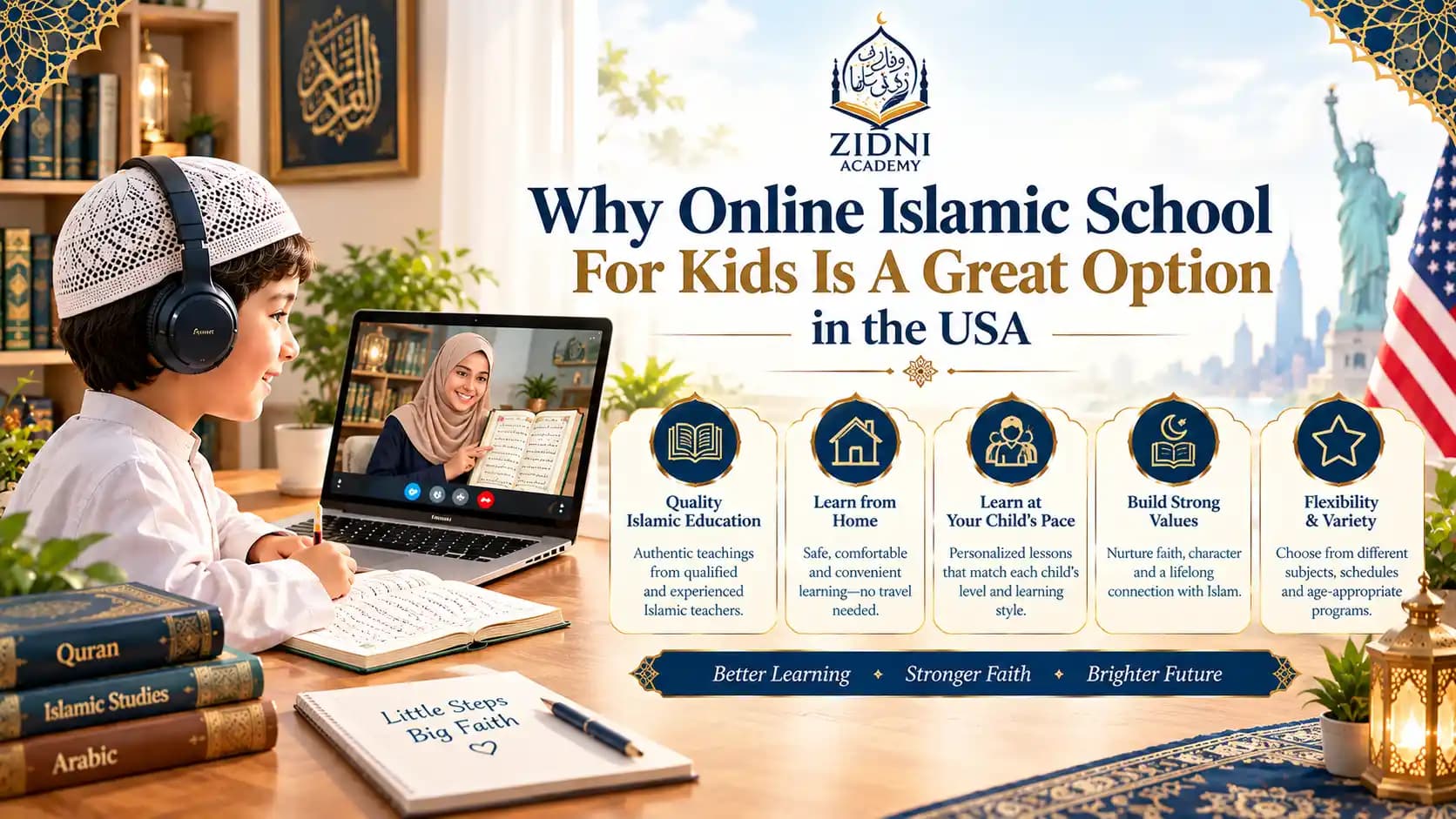 Why Online Islamic School For Kids Is A Great Option in the USA